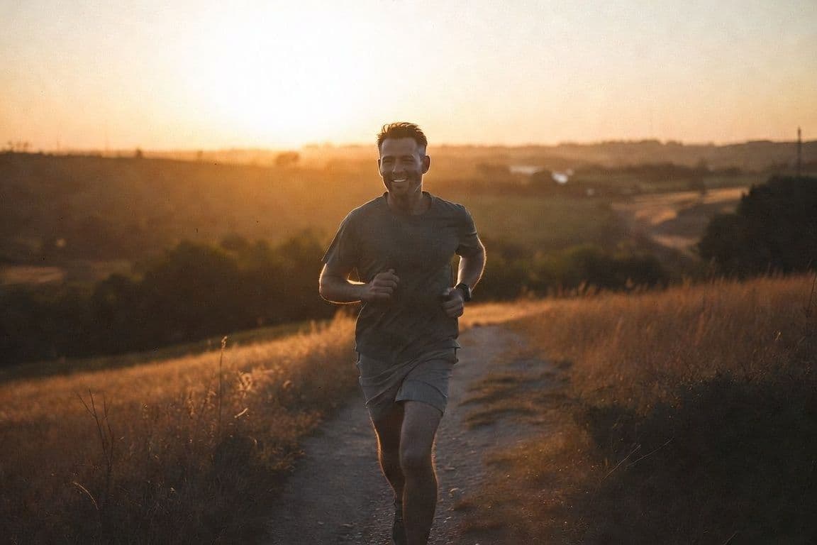 Homme qui court en endurance, testostérone et activité cardio Homme qui court en endurance, testostérone et activité cardio