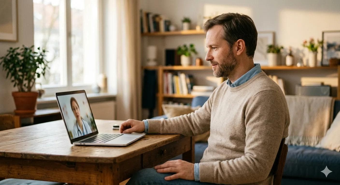 Téléconsultation avec un sexologue pour traiter l'éjaculation précoce de manière discrète et professionnelle Téléconsultation avec un sexologue pour traiter l'éjaculation précoce de manière discrète et professionnelle