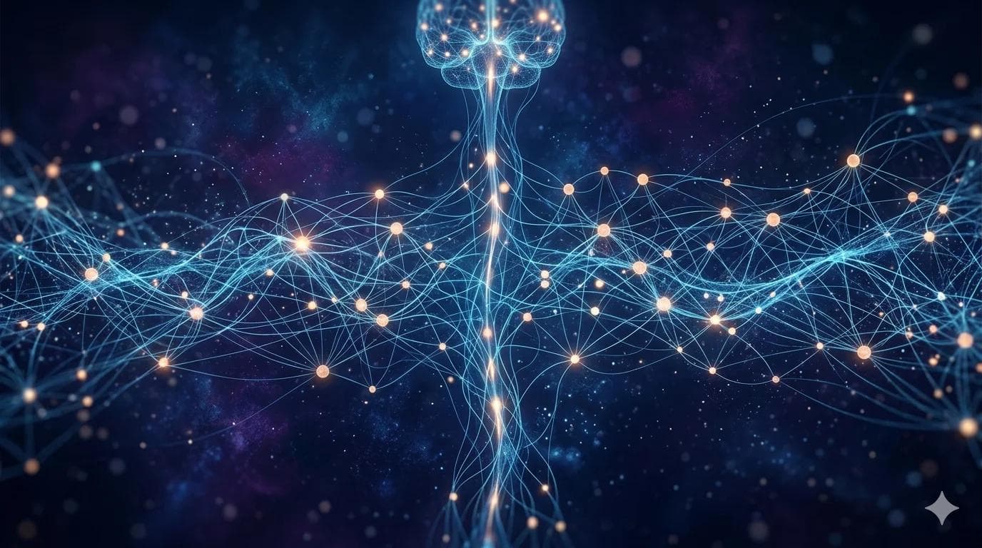 Réseau neuronal illustrant le lien entre le cerveau, le système nerveux et le contrôle de l'éjaculation précoce Réseau neuronal illustrant le lien entre le cerveau, le système nerveux et le contrôle de l'éjaculation précoce