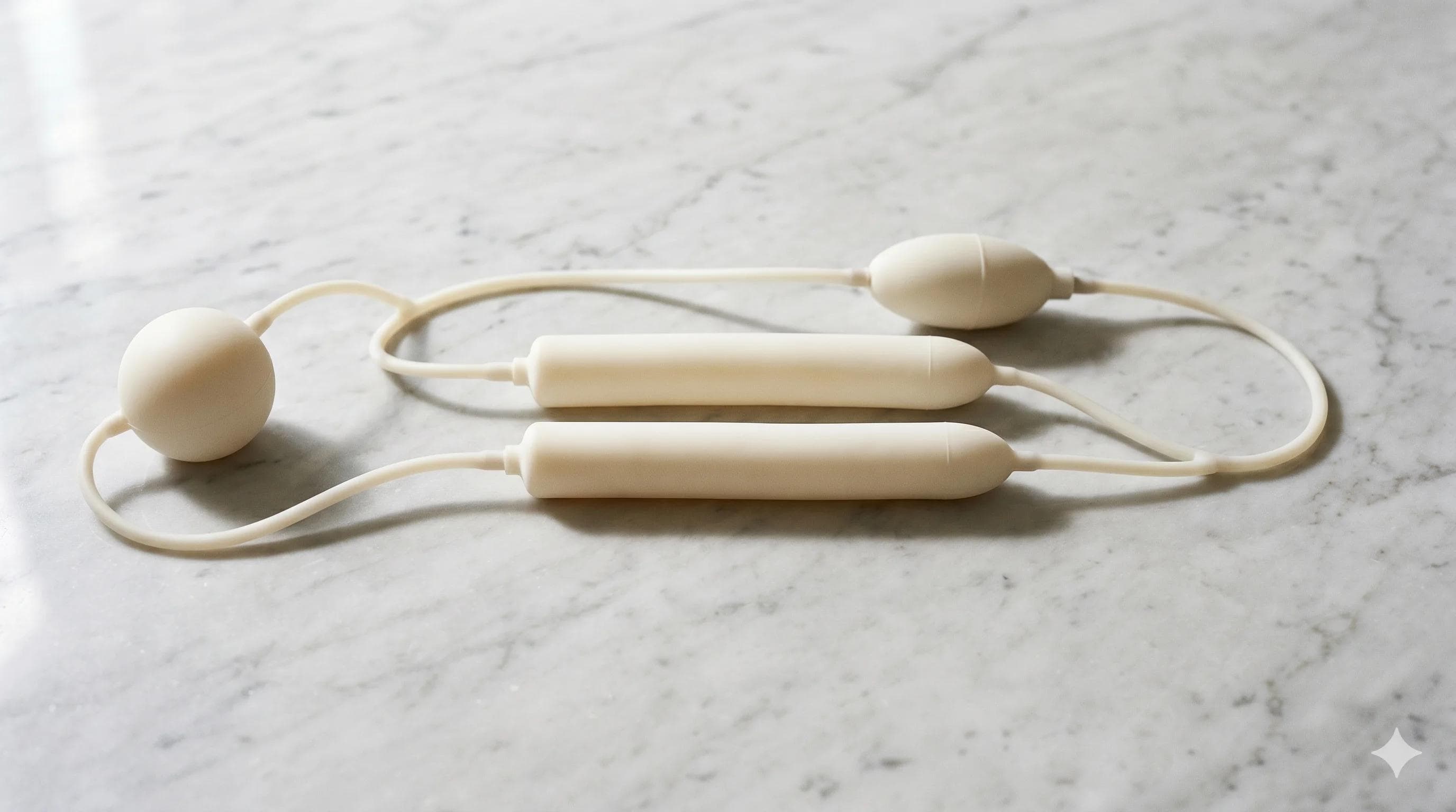 Dispositif médical d'implant pénien gonflable trois pièces présenté seul pour information sur la prothèse pénienne Dispositif médical d'implant pénien gonflable trois pièces présenté seul pour information sur la prothèse pénienne